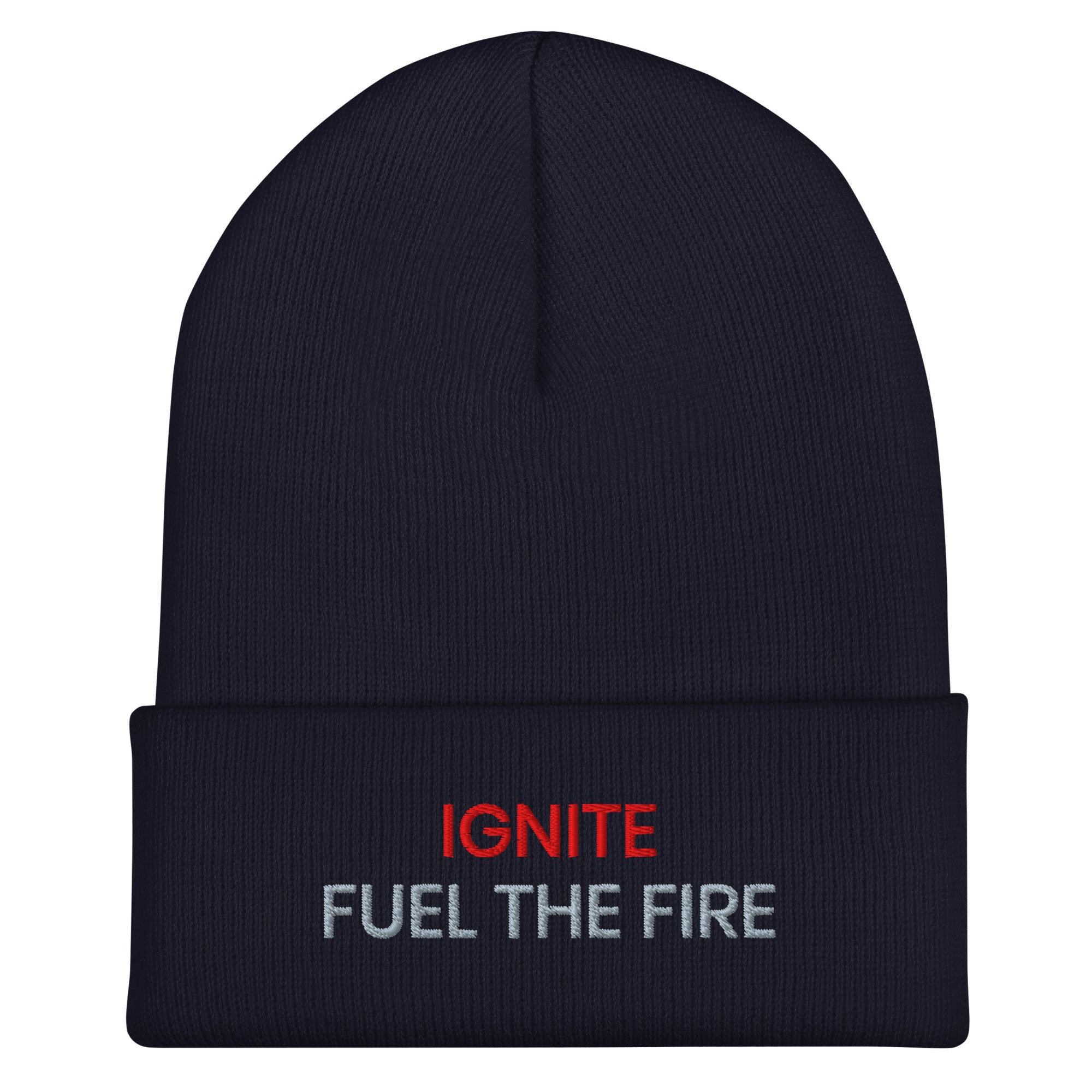 IGNITE Fuel the Fire Unisex Beanie, navy