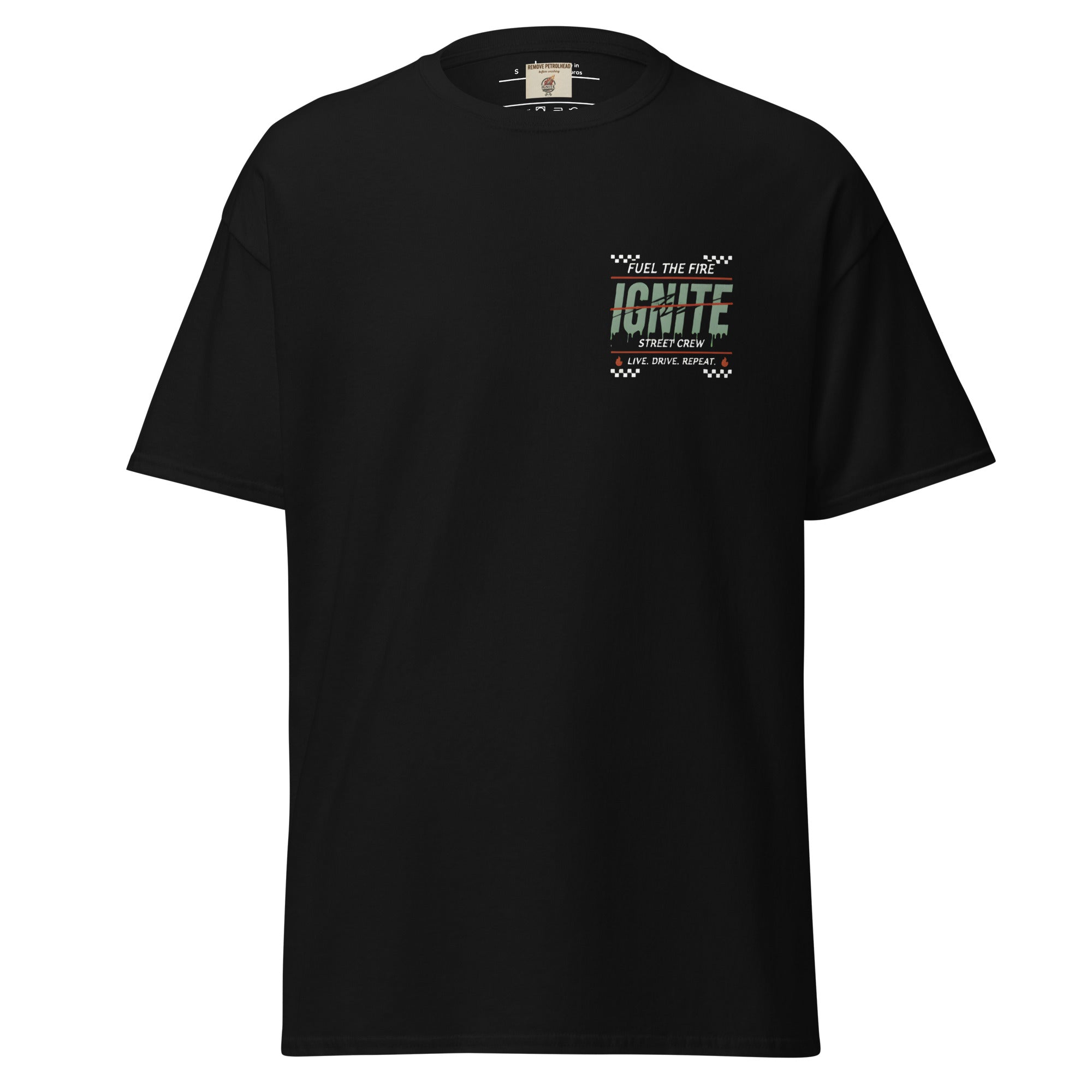 IGNITE Fuel the Fire Unisex T-shirt, zwart