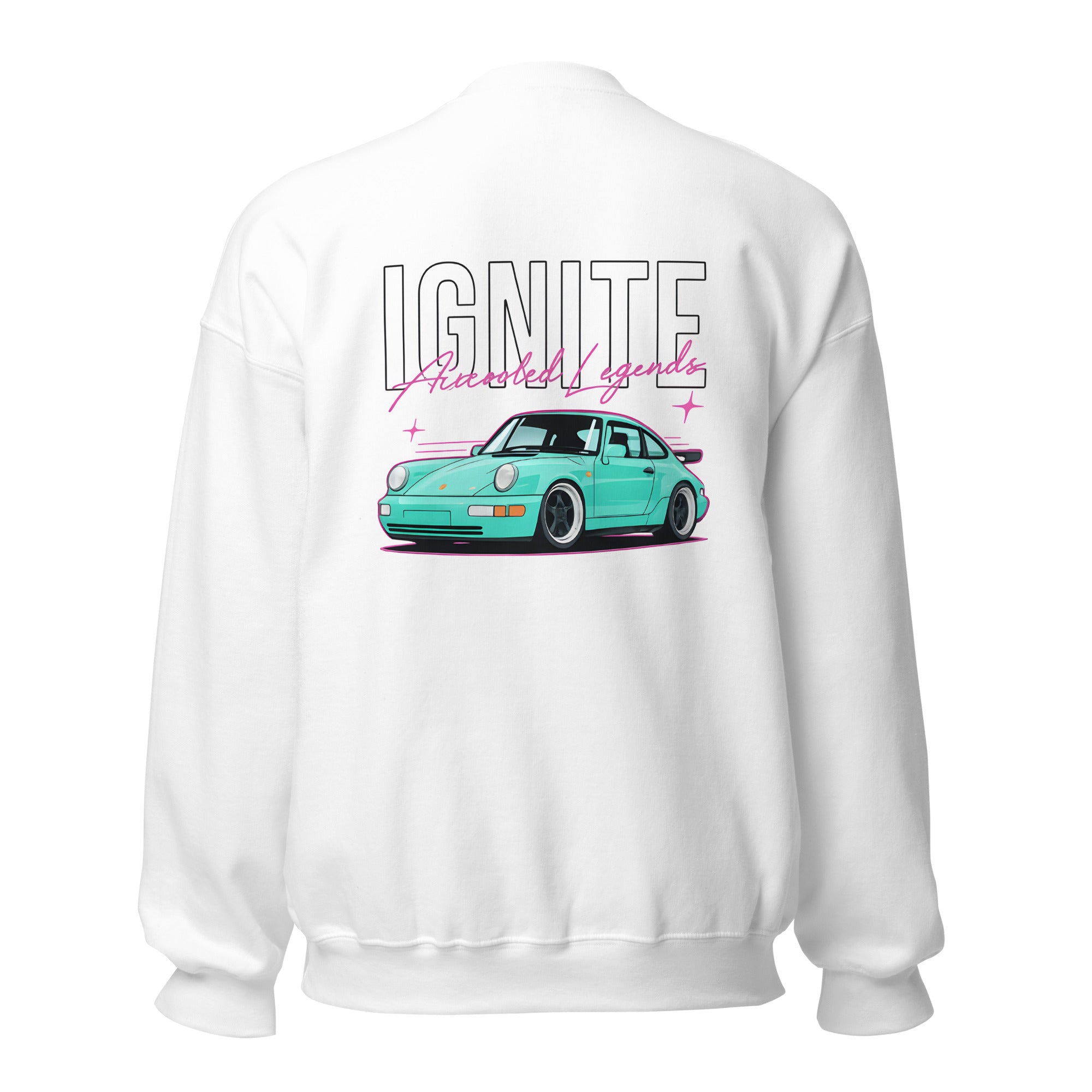 IGNITE Aircooled Legends Unisex Sweater, wit
