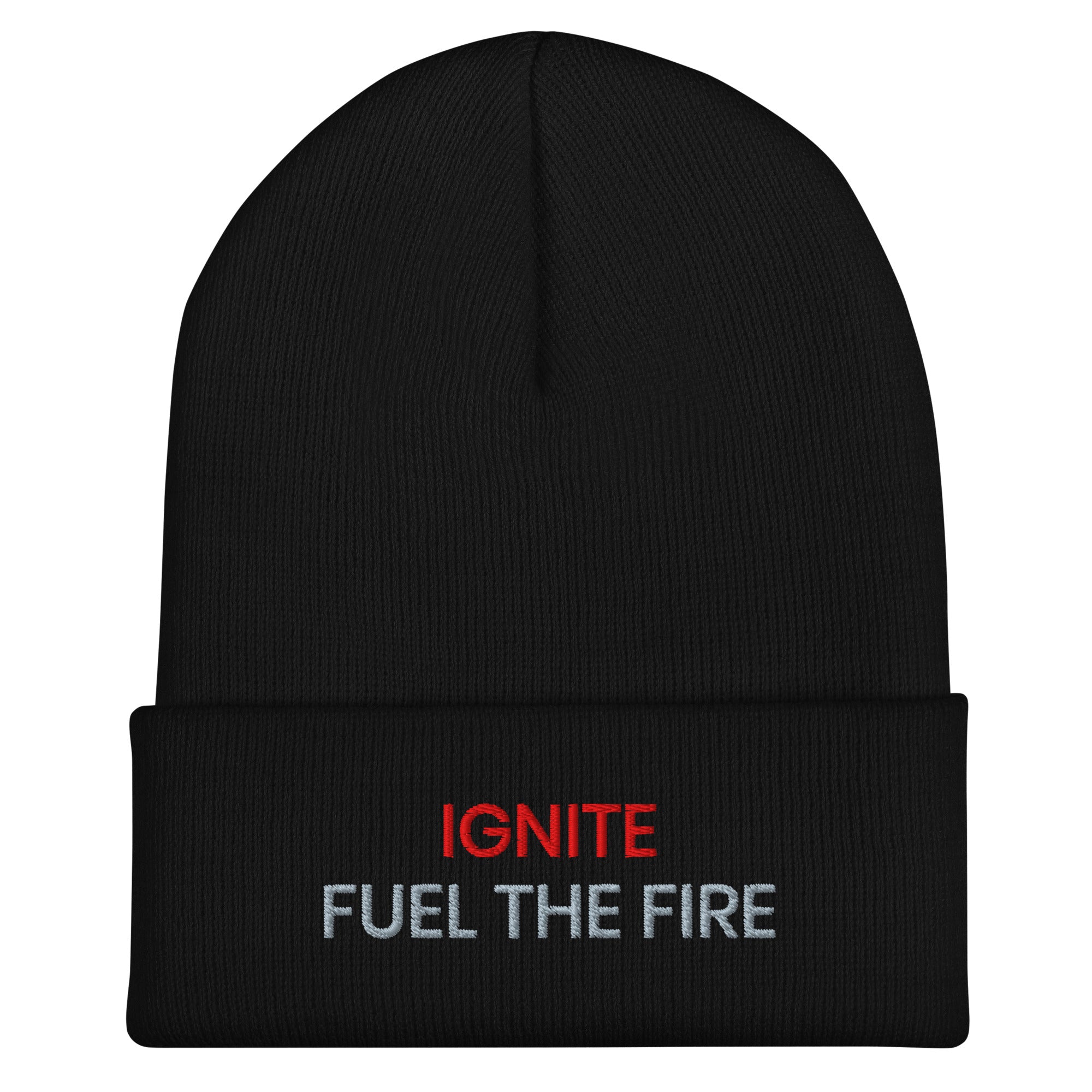 IGNITE Fuel the Fire Unisex Beanie, zwart