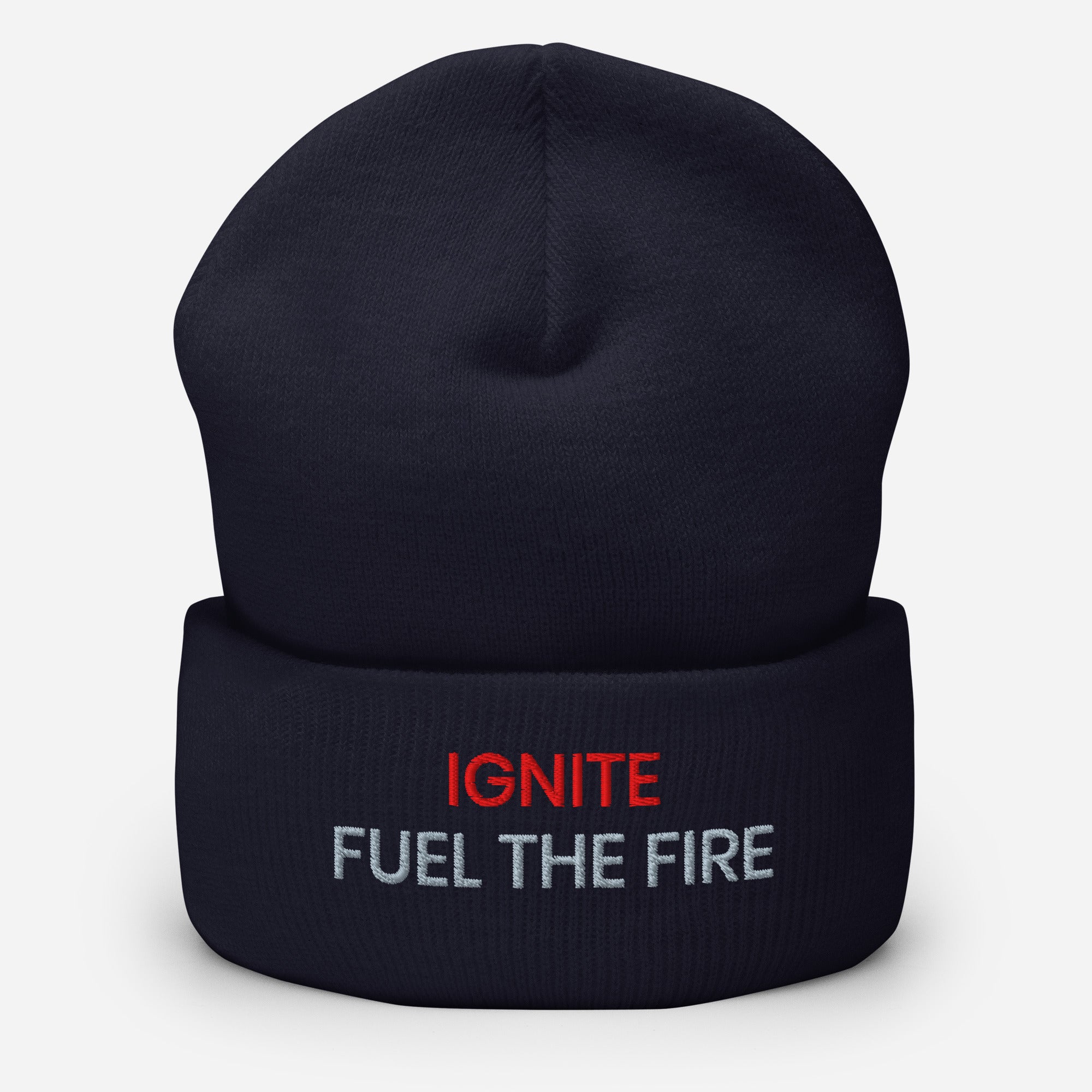 IGNITE Fuel the Fire Unisex Beanie, navy