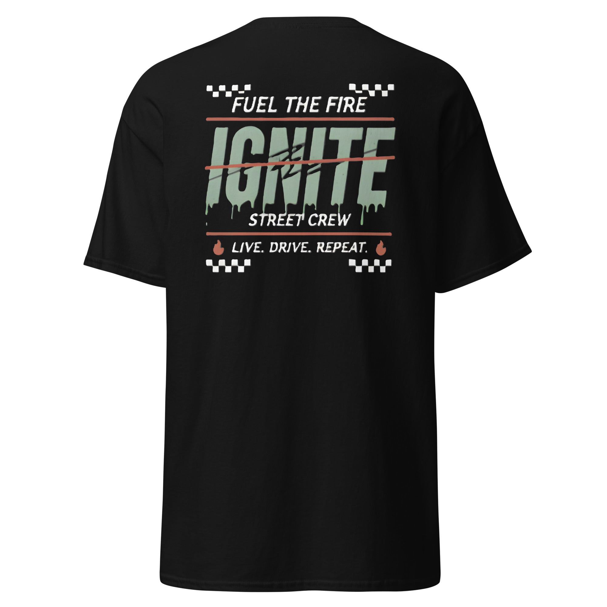 Thumbnail IGNITE Fuel the Fire Unisex T-shirt, zwart