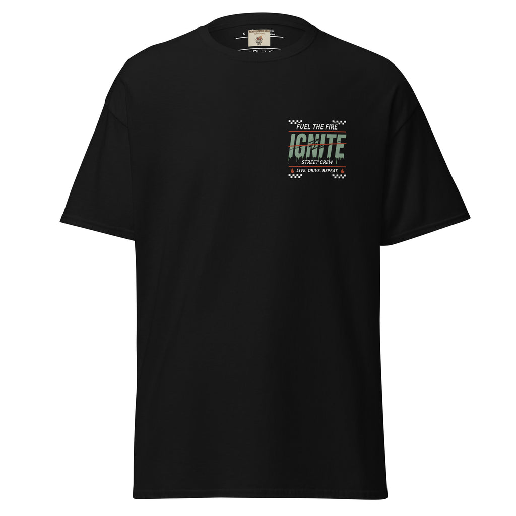 IGNITE Fuel the Fire Unisex T-shirt, zwart