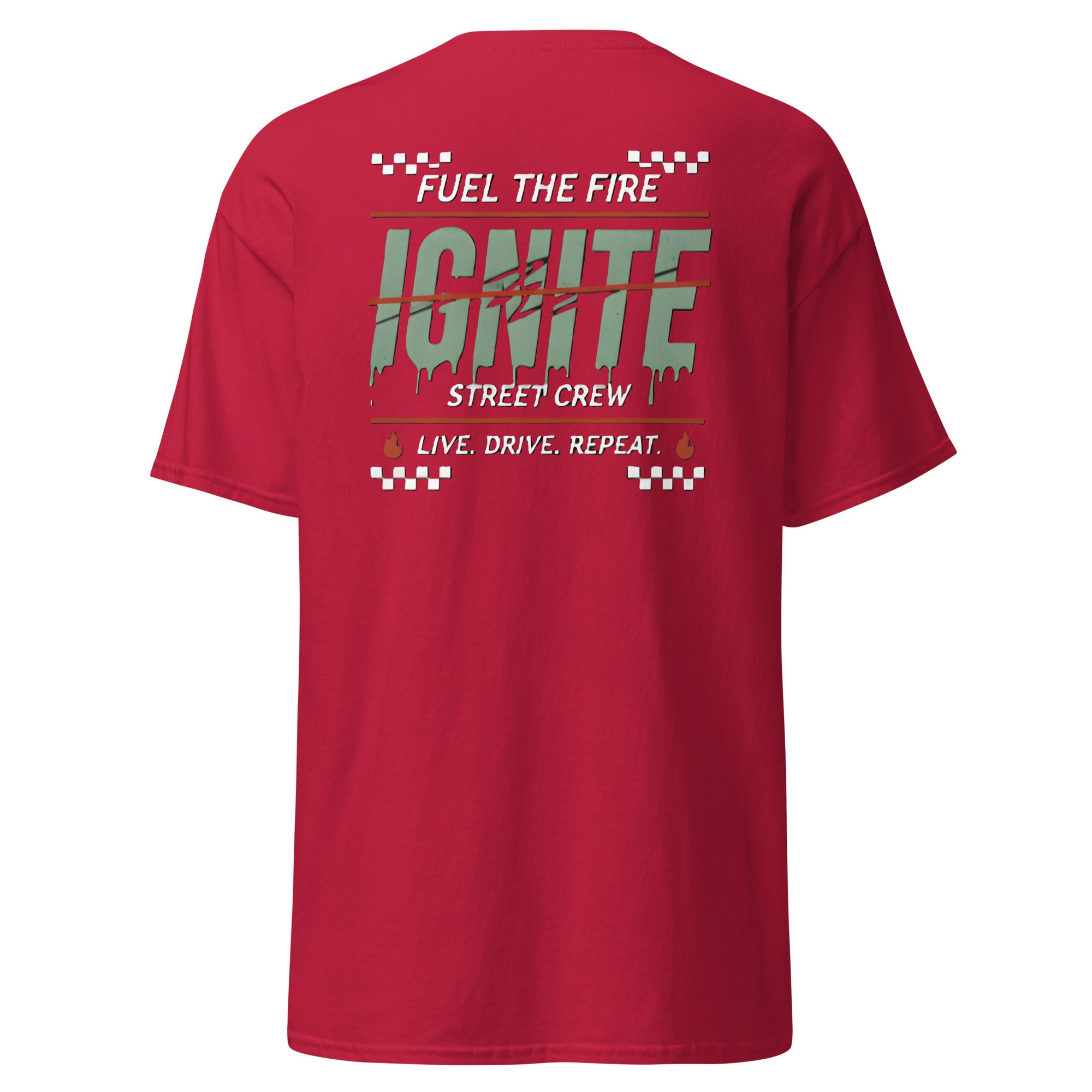IGNITE Fuel the Fire T-shirt, Cardinal