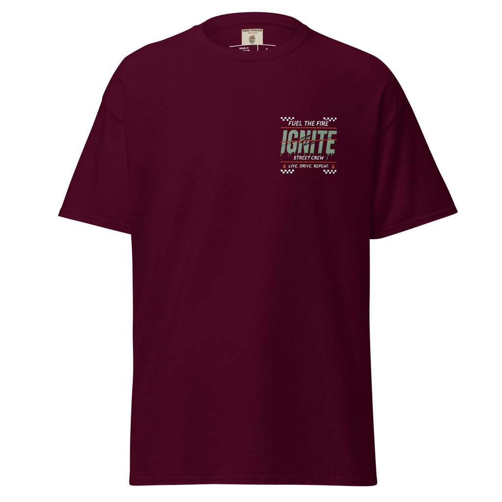 IGNITE Fuel the Fire T-shirt, Maroon
