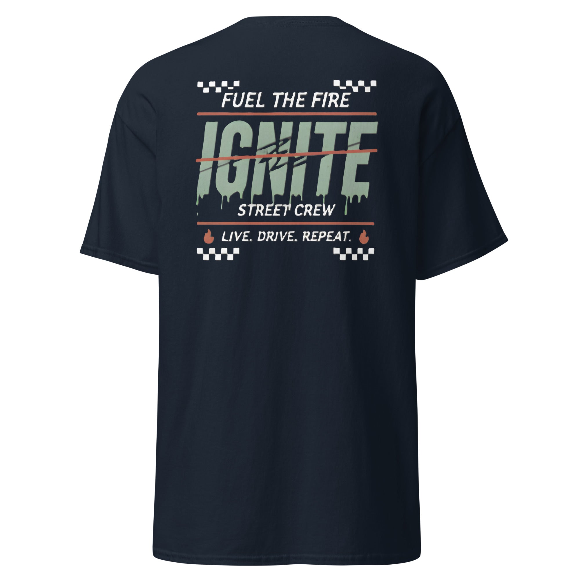 IGNITE Fuel the Fire T-shirt, Navy