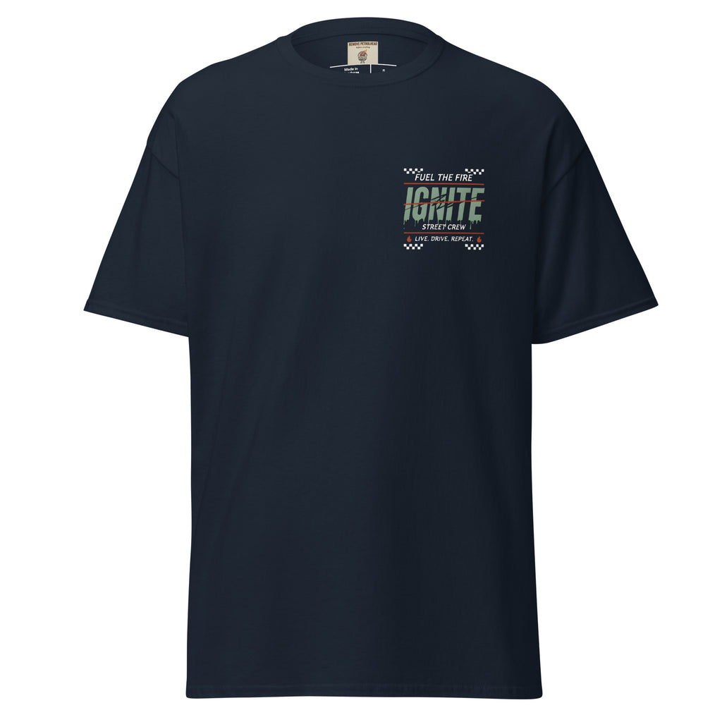 IGNITE Fuel the Fire T-shirt, Navy