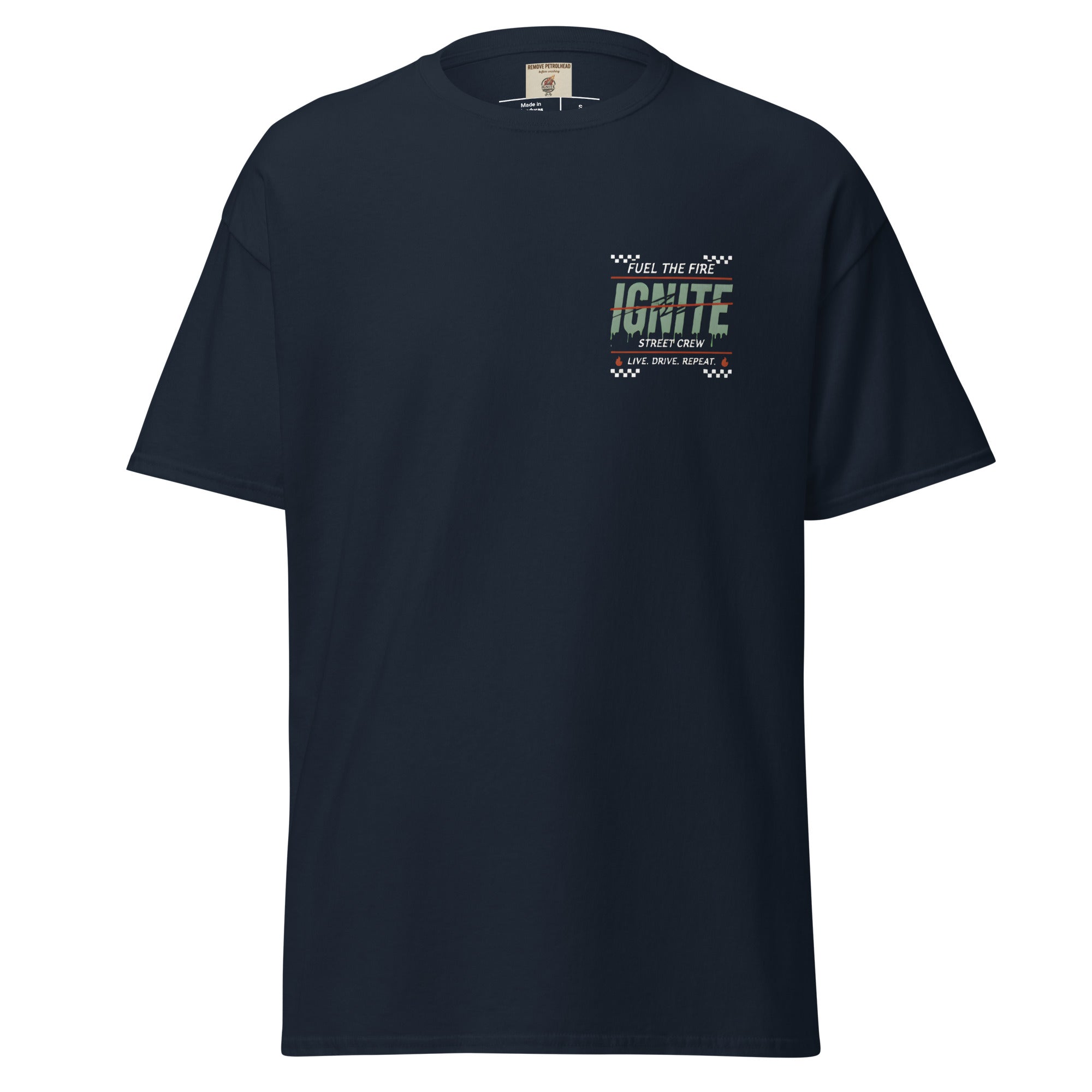 IGNITE Fuel the Fire T-shirt, Navy