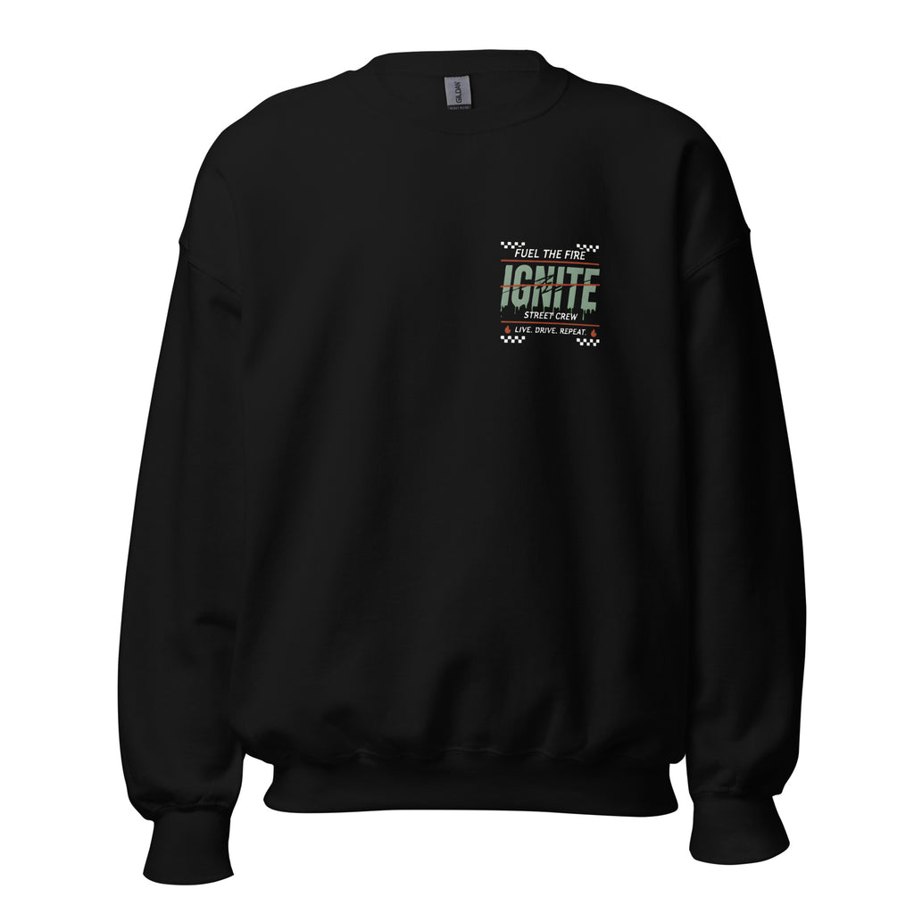 IGNITE Fuel The Fire Unisex Sweater, zwart