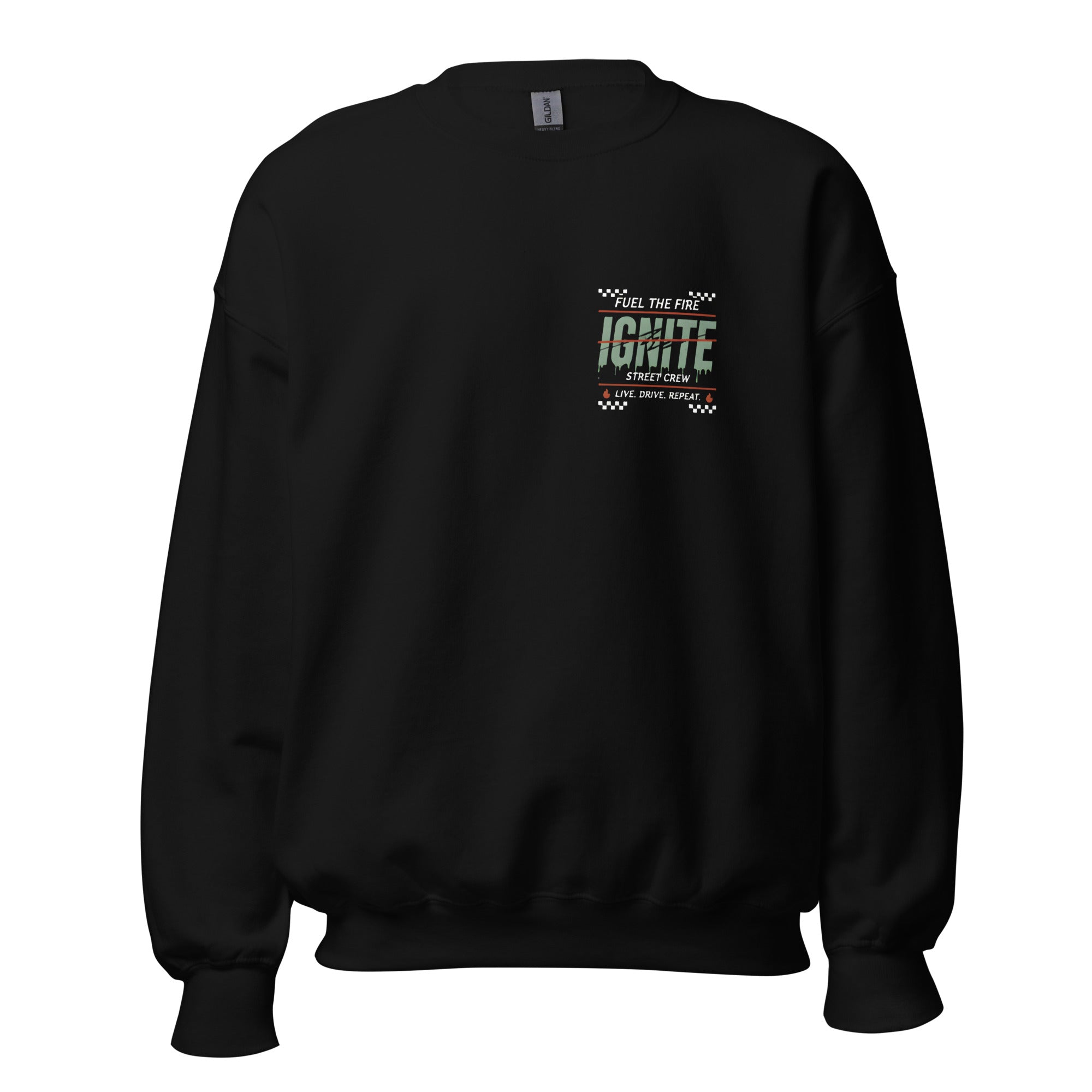 IGNITE Fuel The Fire Unisex Sweater, zwart