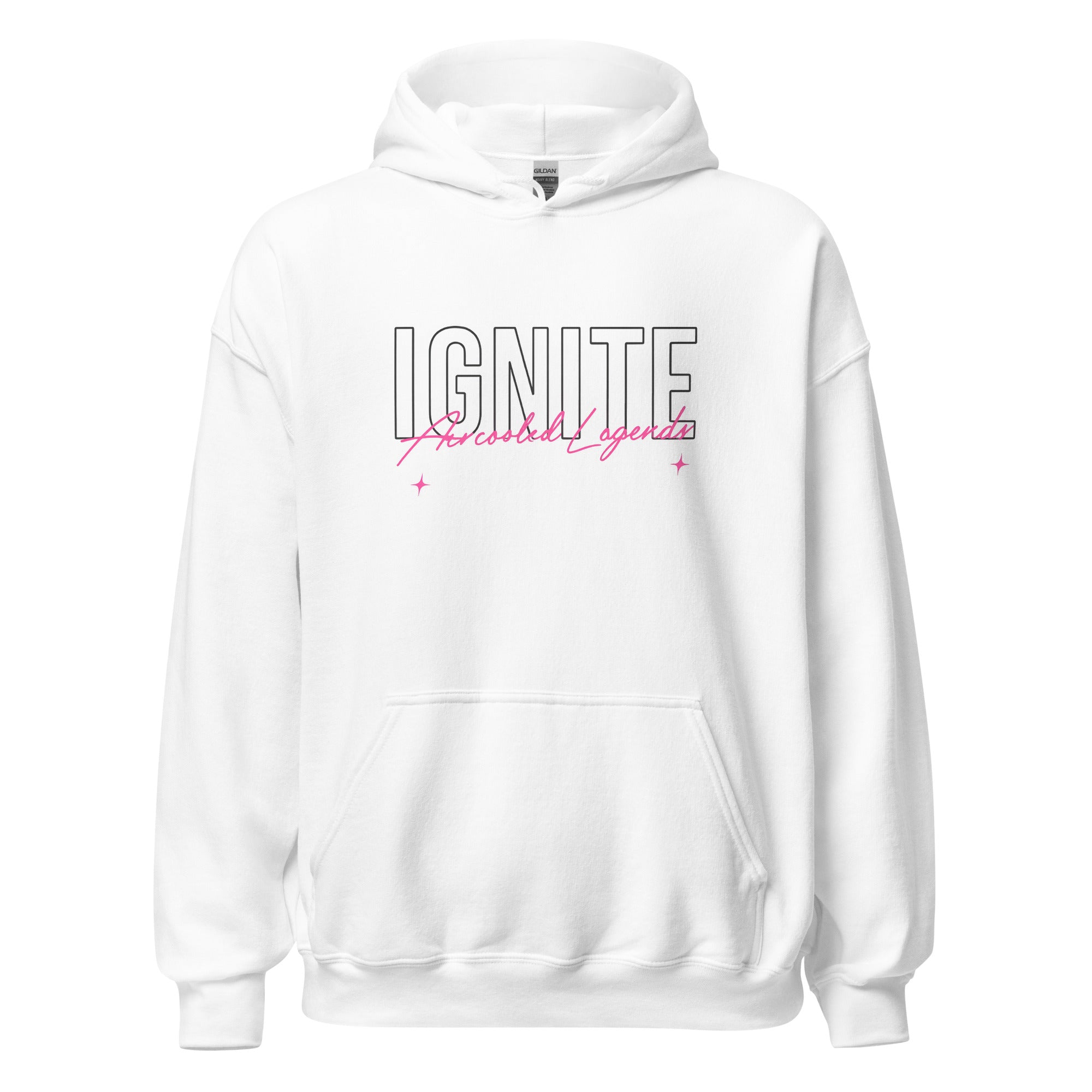 IGNITE Aircooled Legends Unisex Hoodie, wit