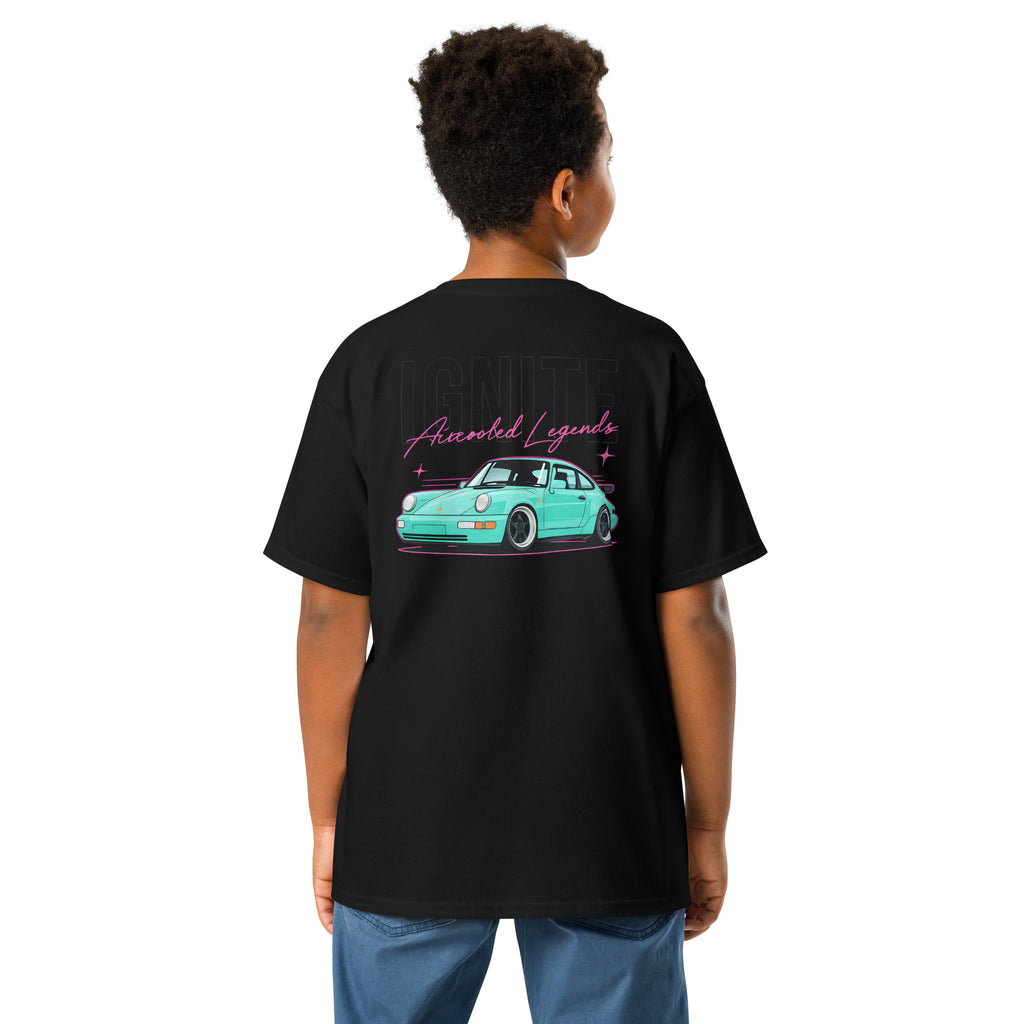 IGNITE Aircooled Legends Jeugd T-shirt, unisex, zwart